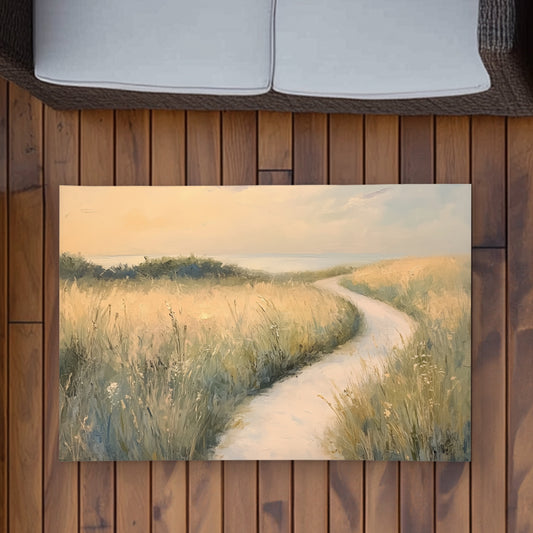 Soft Breeze White Outdoor Area Rug | Home Decor Essential