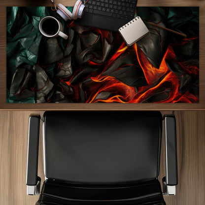 Imminent Rupture - Green Desk Mat for Home Decor | Stylish Accessory