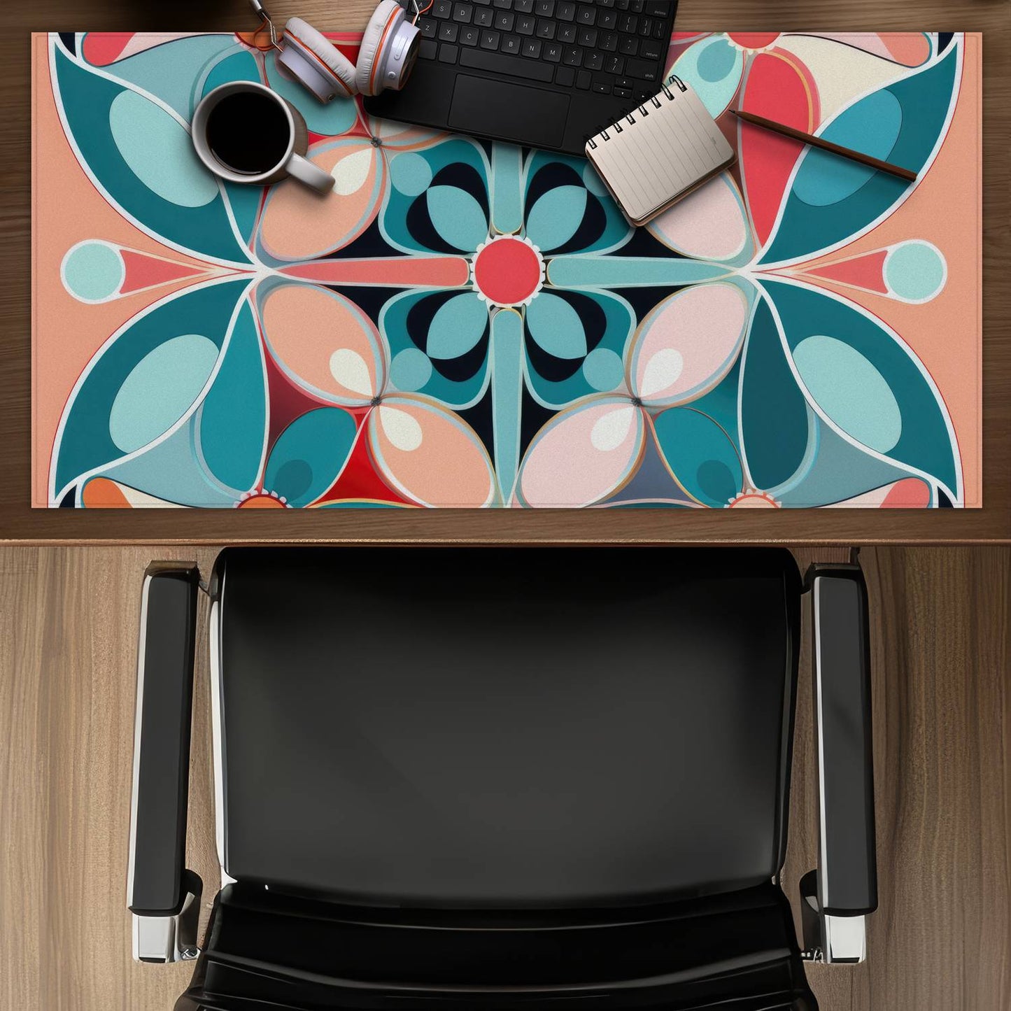 Sweet curves - Desk mat - Print on demand