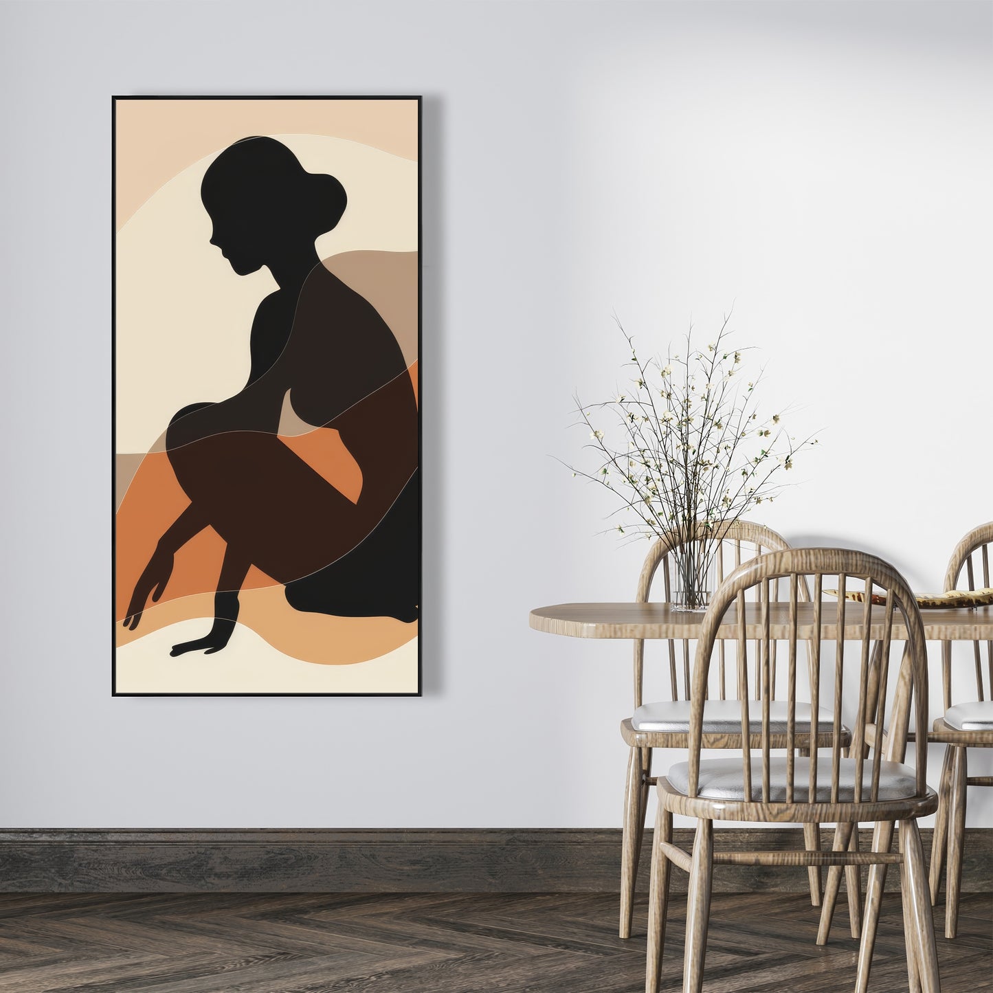 Mindfulness - 36"x36" Framed canvas