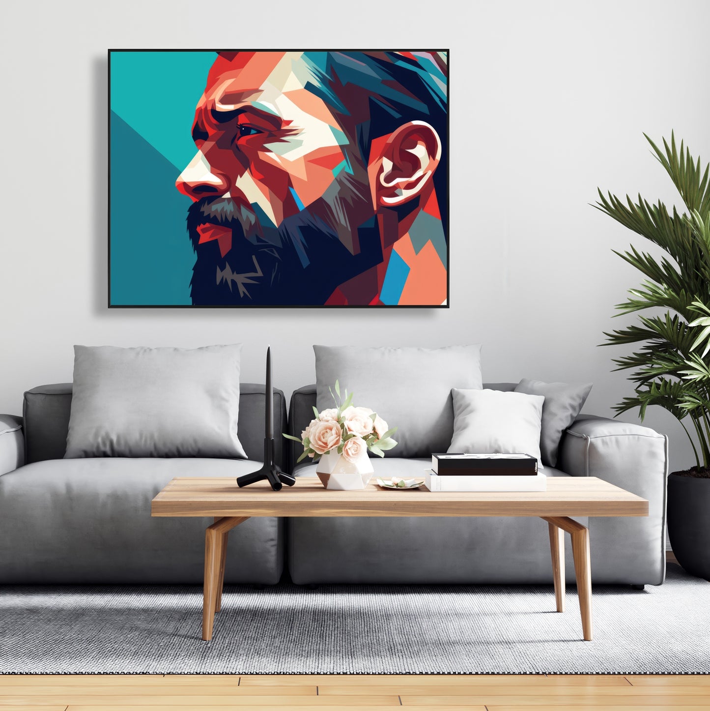 Hopeful - 36"x36" Framed canvas
