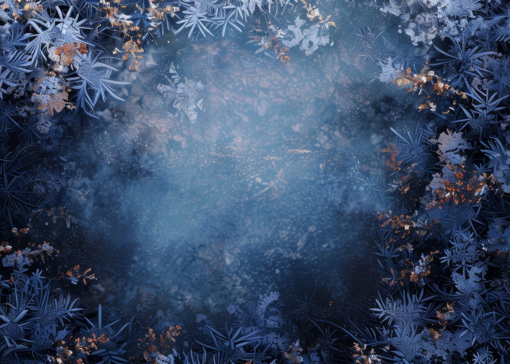 Frozen Blue Indoor/Outdoor Door Mat - Stylish Home Decor