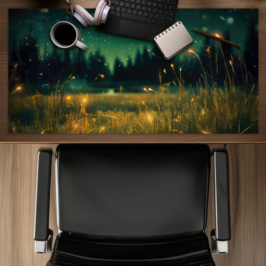Light in the Dark Yellow Desk Mat | Home Decor Essentials