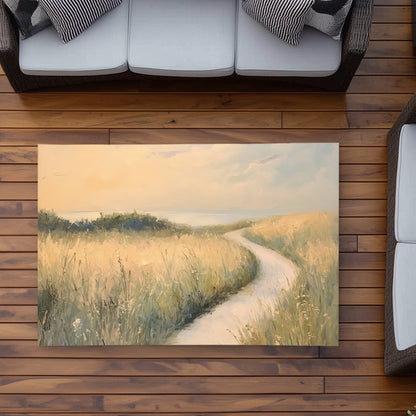 Soft Breeze White Outdoor Area Rug | Home Decor Essential