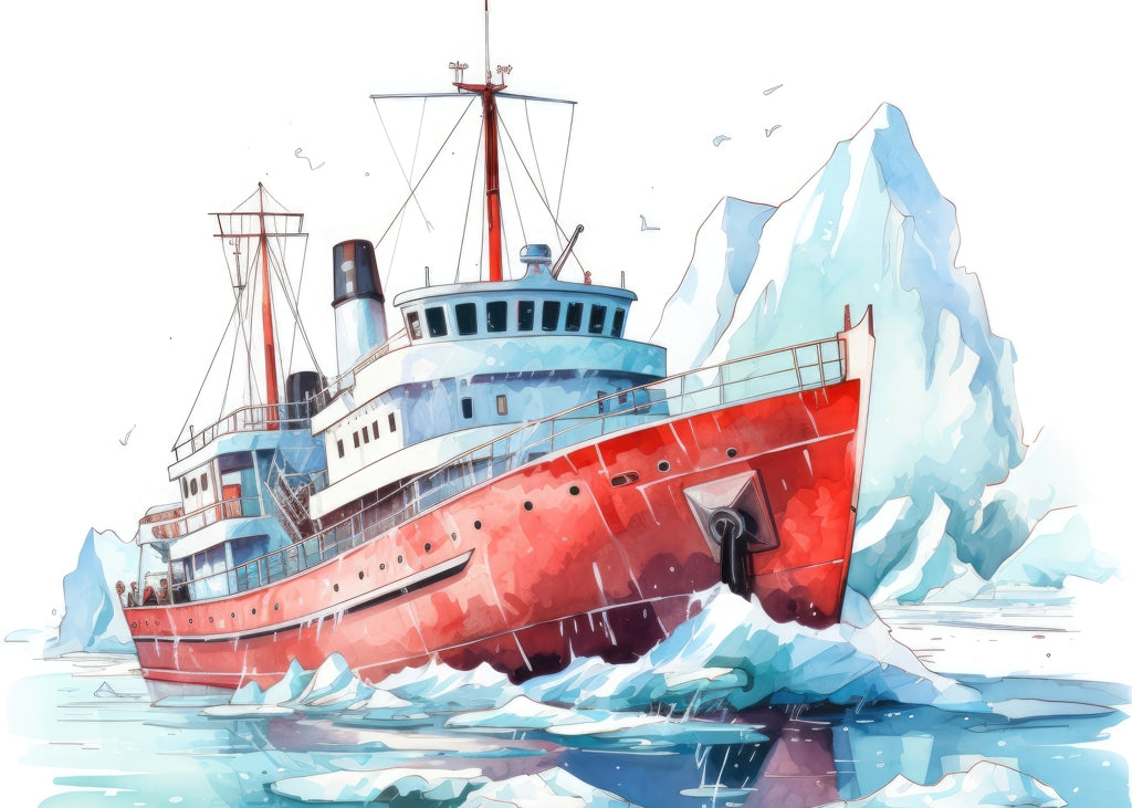 Breaking the Ice Turquoise Indoor Outdoor Door Mat | Decor