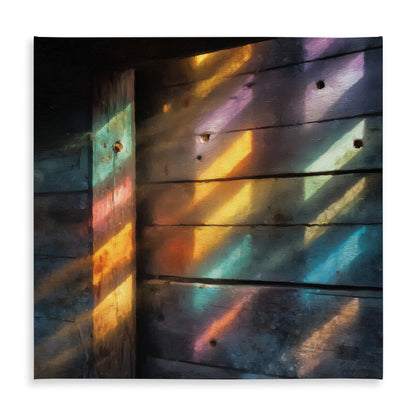 Rainbow Glint Tablecloth - Indoor Outdoor Home Decor Accent