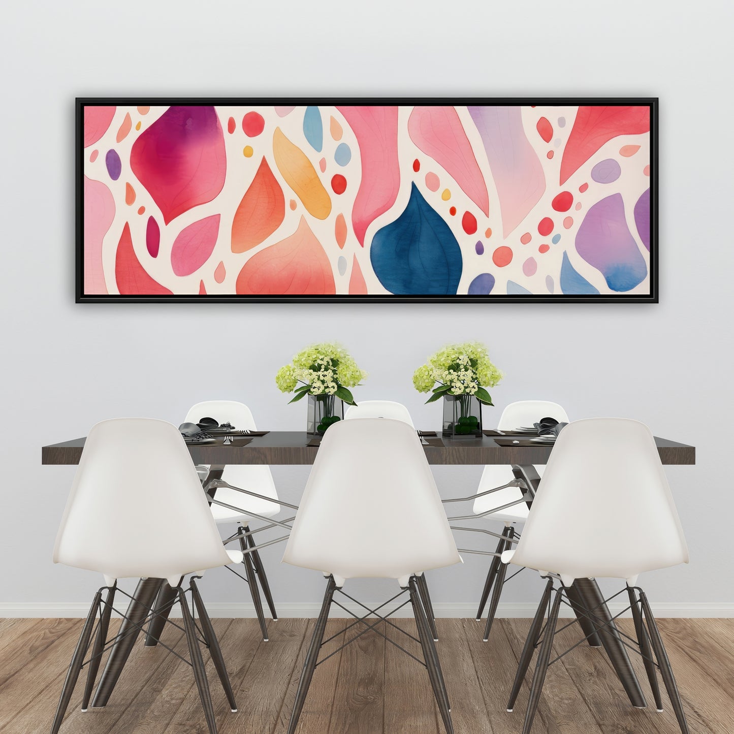 Splotches - 36"x36" Framed canvas
