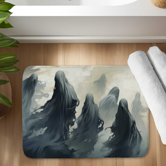Cursed Lands Gray Bath Mat - Stylish Home Decor Addition