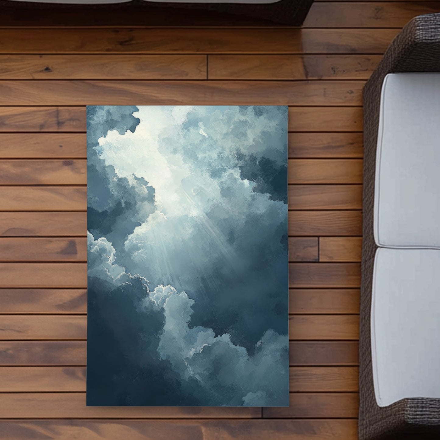 Afterglow White Outdoor Area Rug | Stylish Home Decor