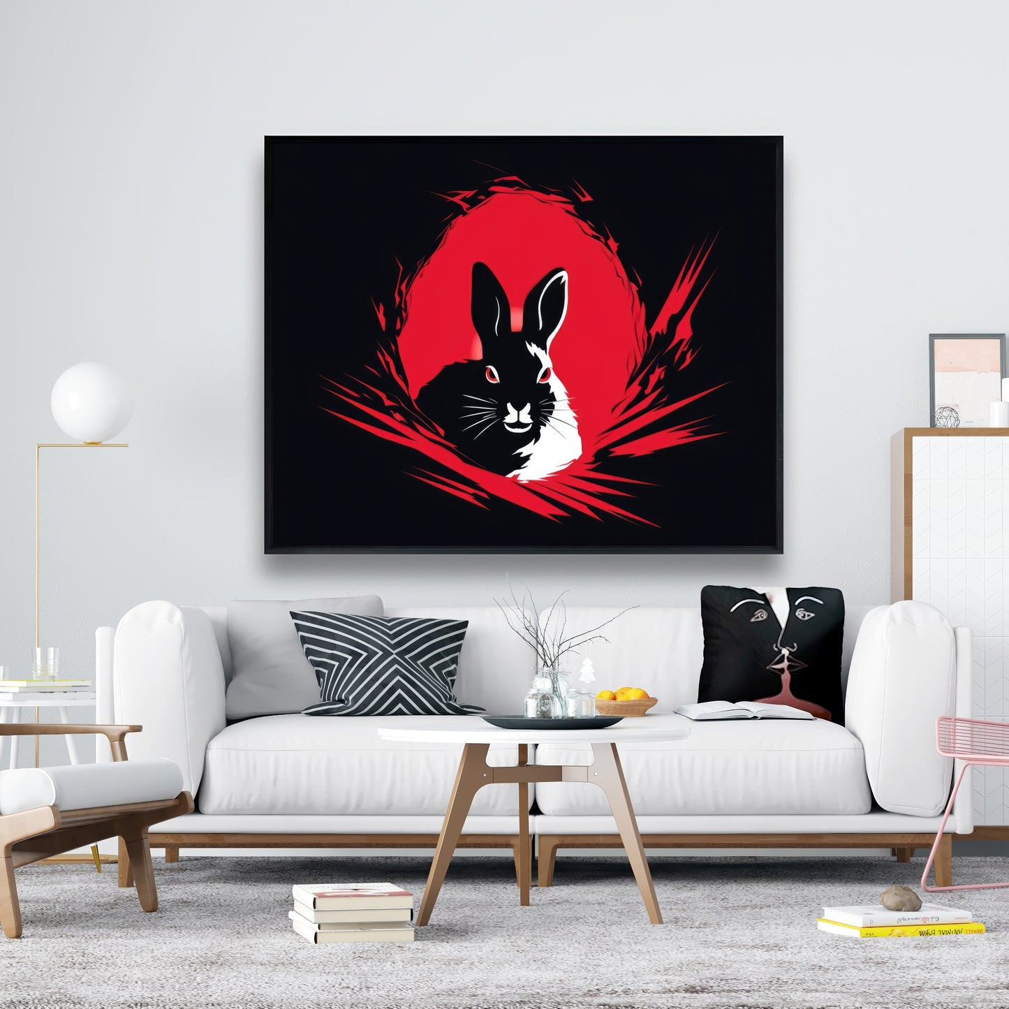 Bad intentions - Framed Canvas - Print on demand