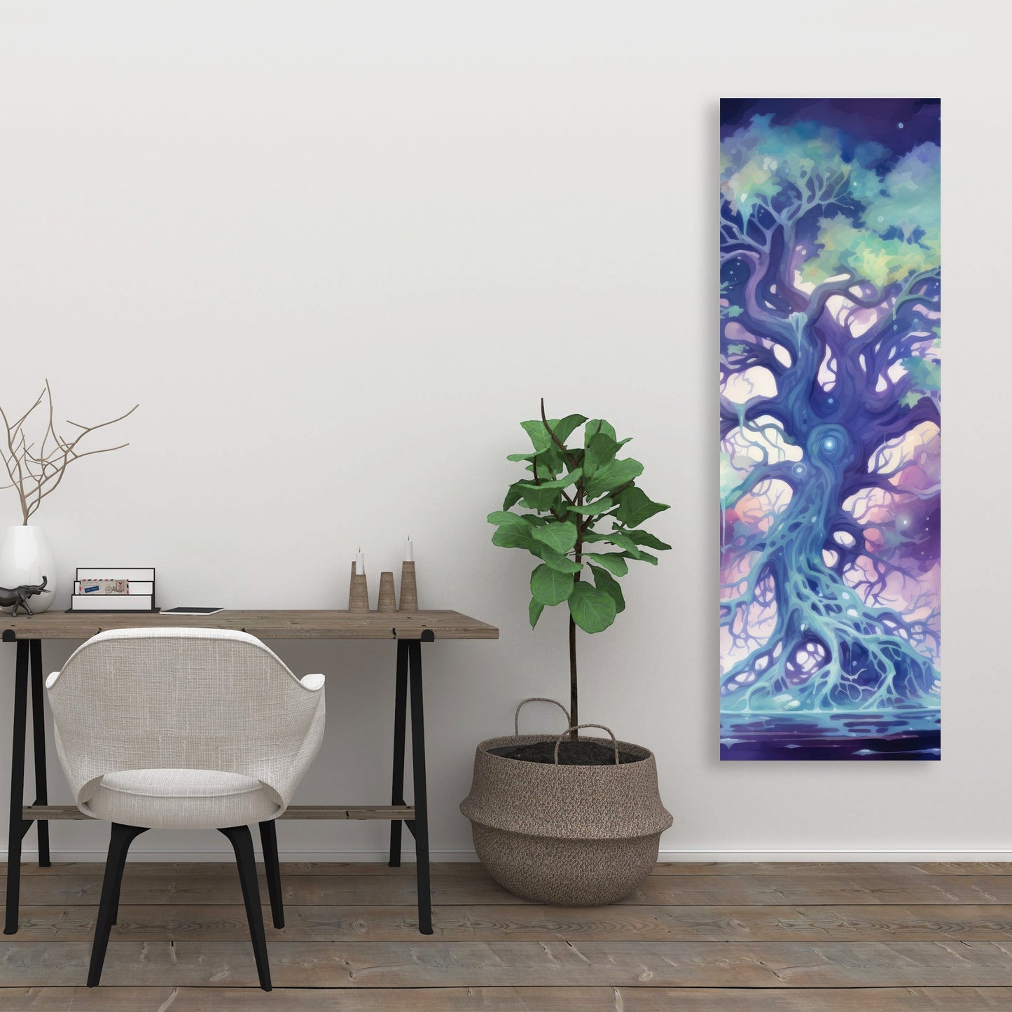 Surreal sap - White canvas for elegant home decor accents