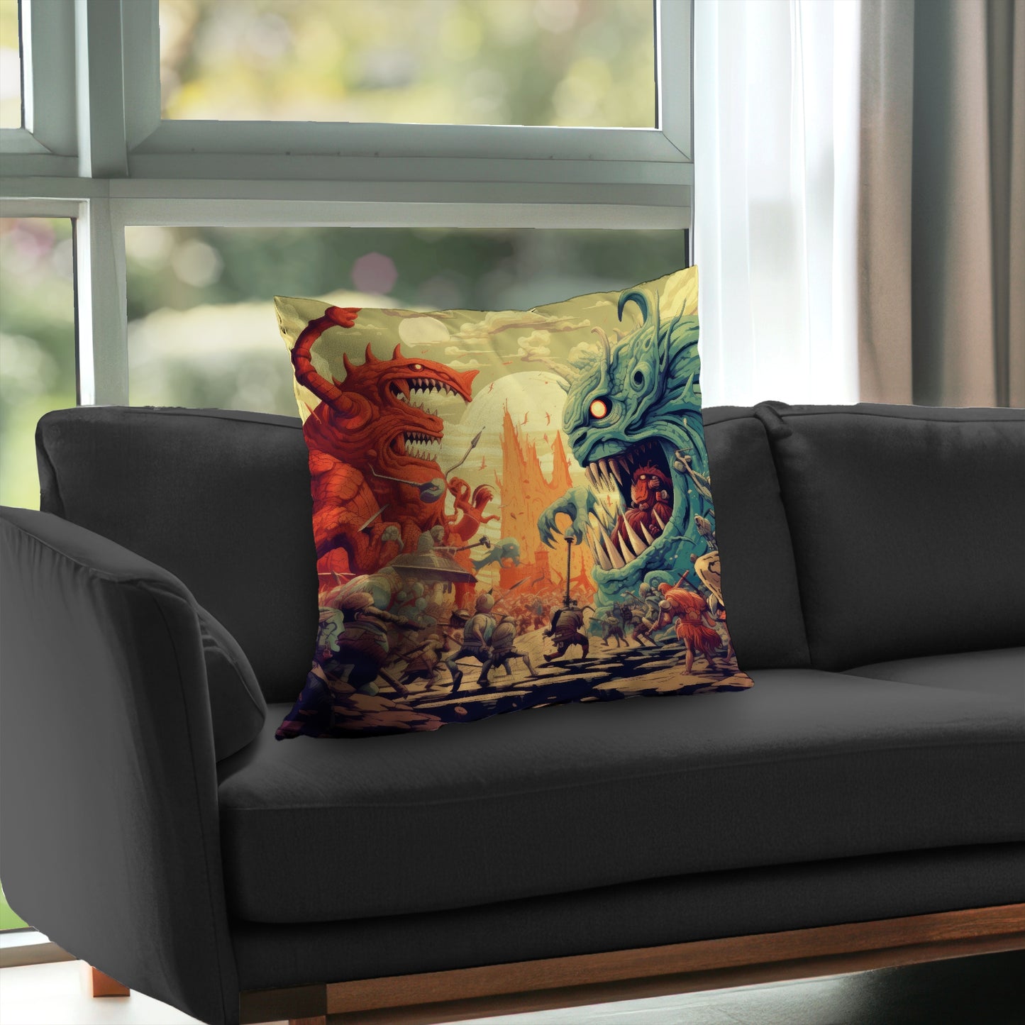 Colossi - Throw Pillow