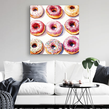 Yummy Pink Canvas Art - Stylish Home Decor for Any Room