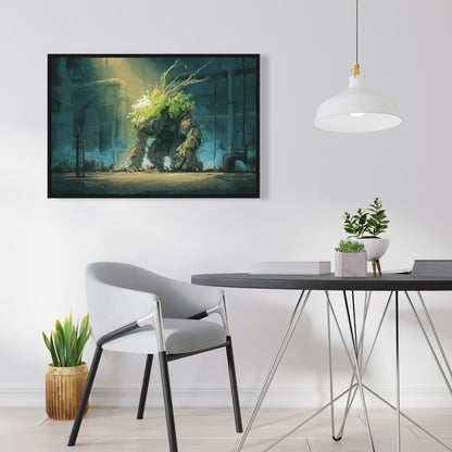 The golem - 24"x24" Framed canvas