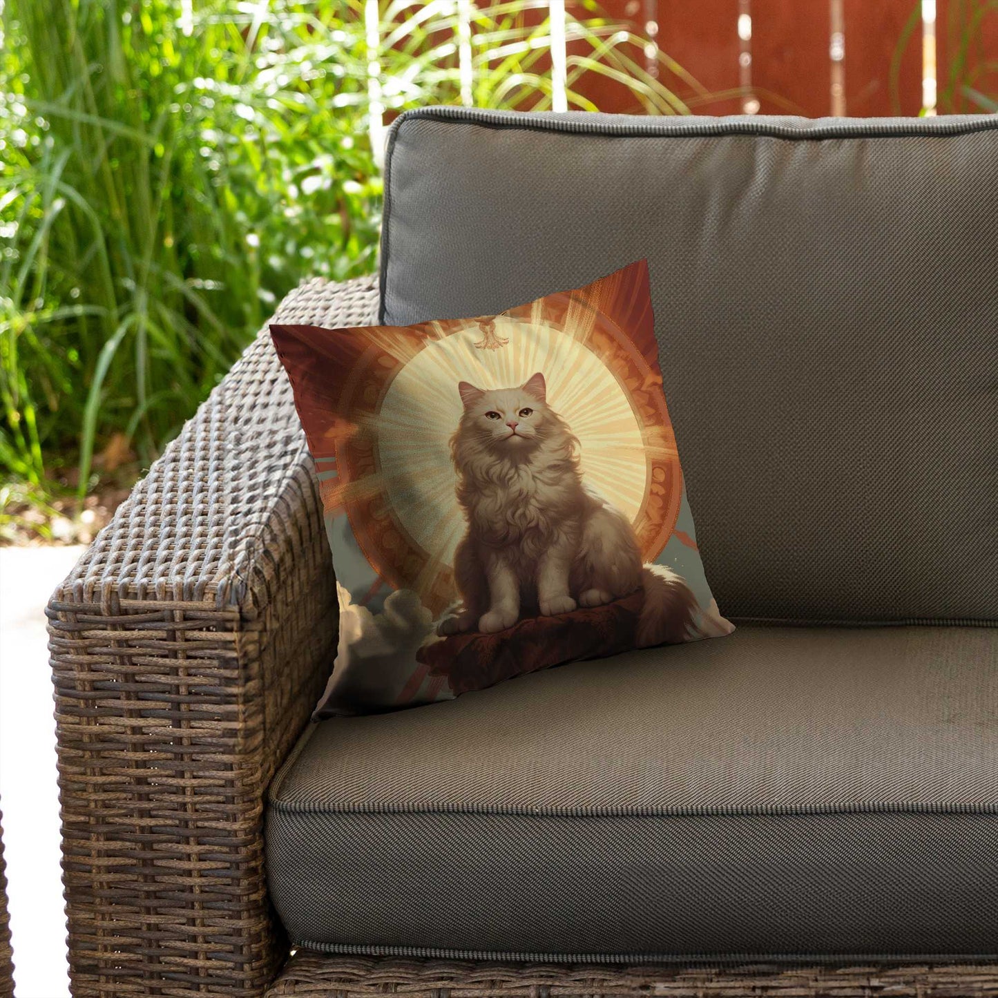 Coussin décoratif en sergé de polyester Infinite Carelessness - Décoration intérieure