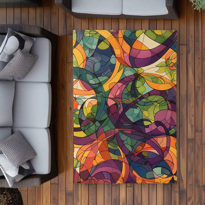Tapis d'extérieur Converge - Décoration élégante pour terrasses