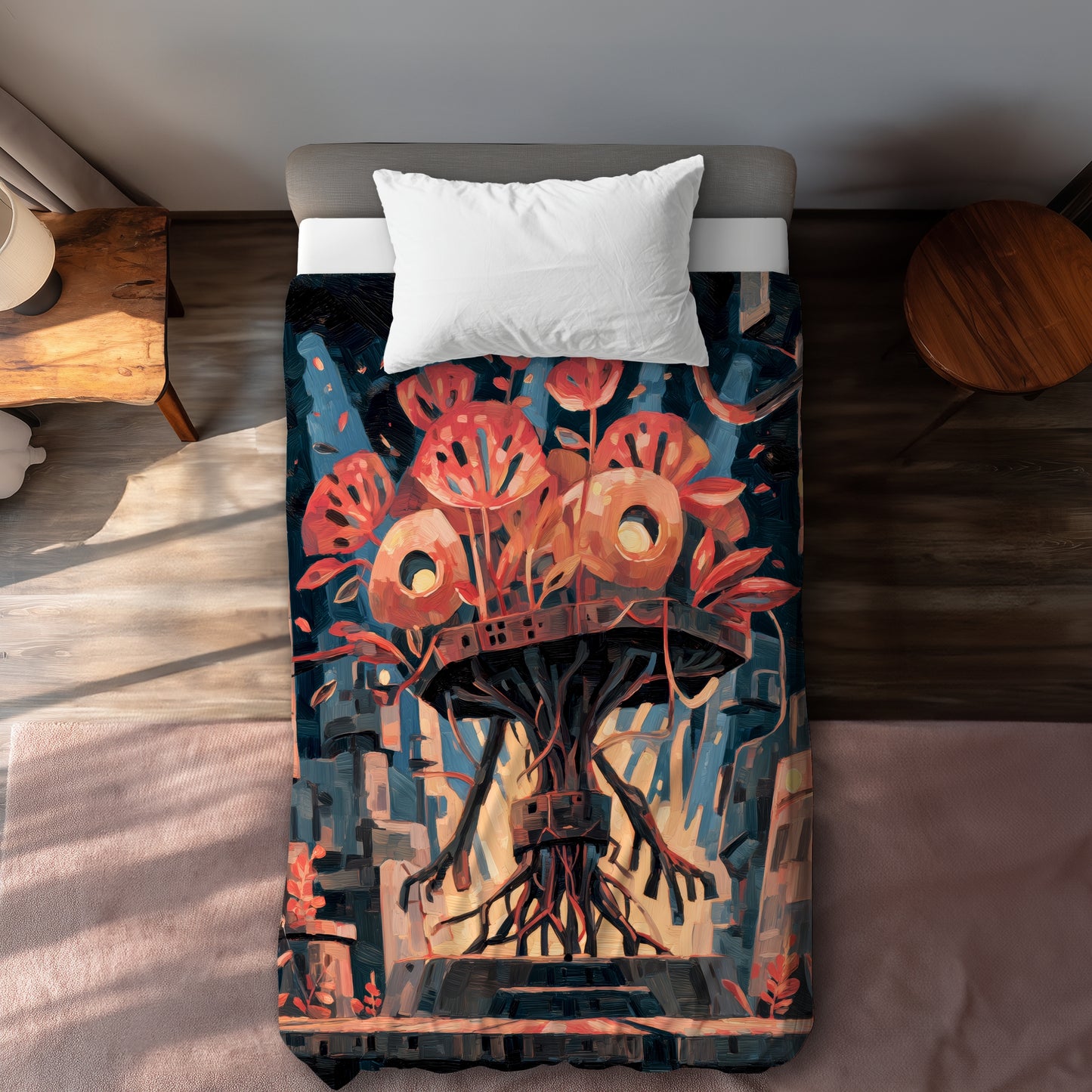 Dystopic nature - 88"x88" Duvet Cover