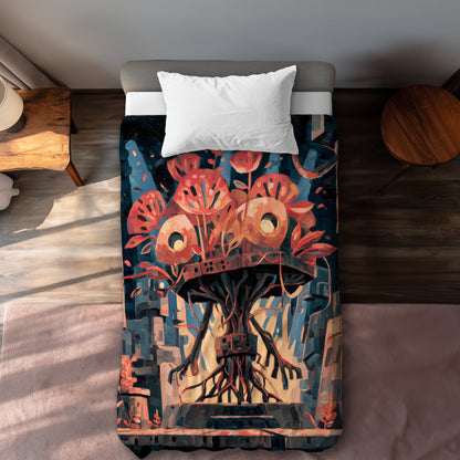 Dystopic nature - 88"x88" Duvet Cover