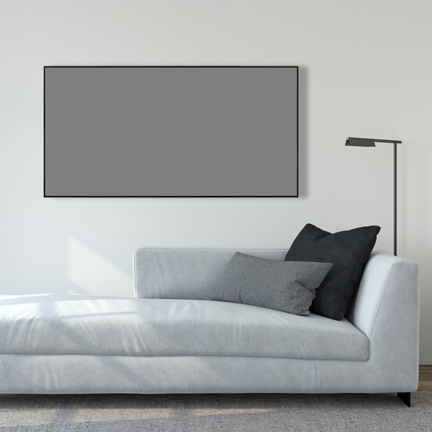 Middle Grey - Framed Canvas Wall Art for Home Decor