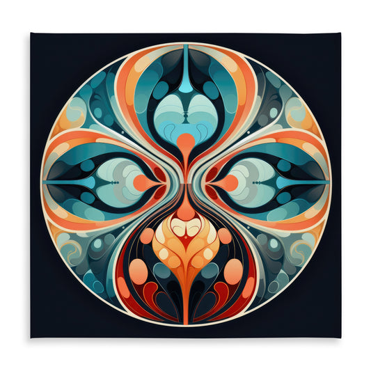 Hues and curves - Tablecloth