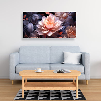 Sublime Light - White Canvas Art for Elegant Home Decor