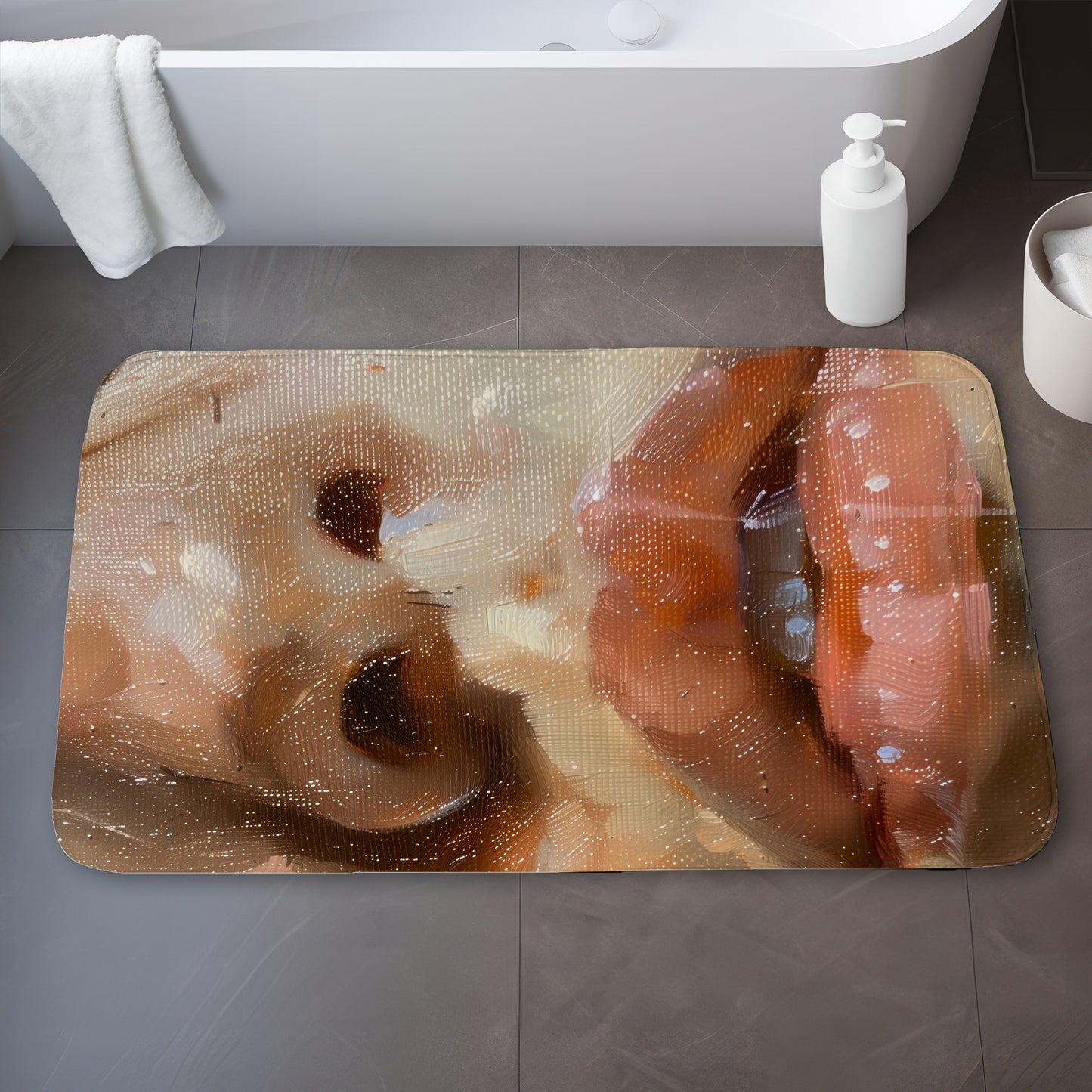 Lust Beige Bath Mat - Stylish Home Decor for Comfort