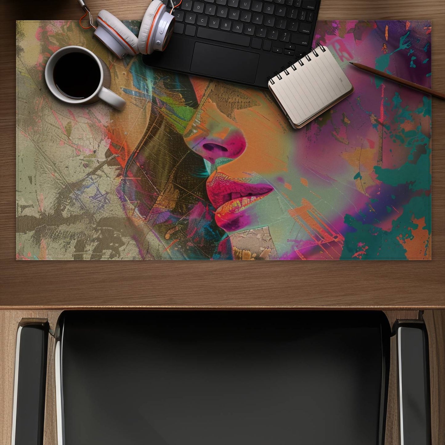 Grunge look - Desk mat - Print on demand