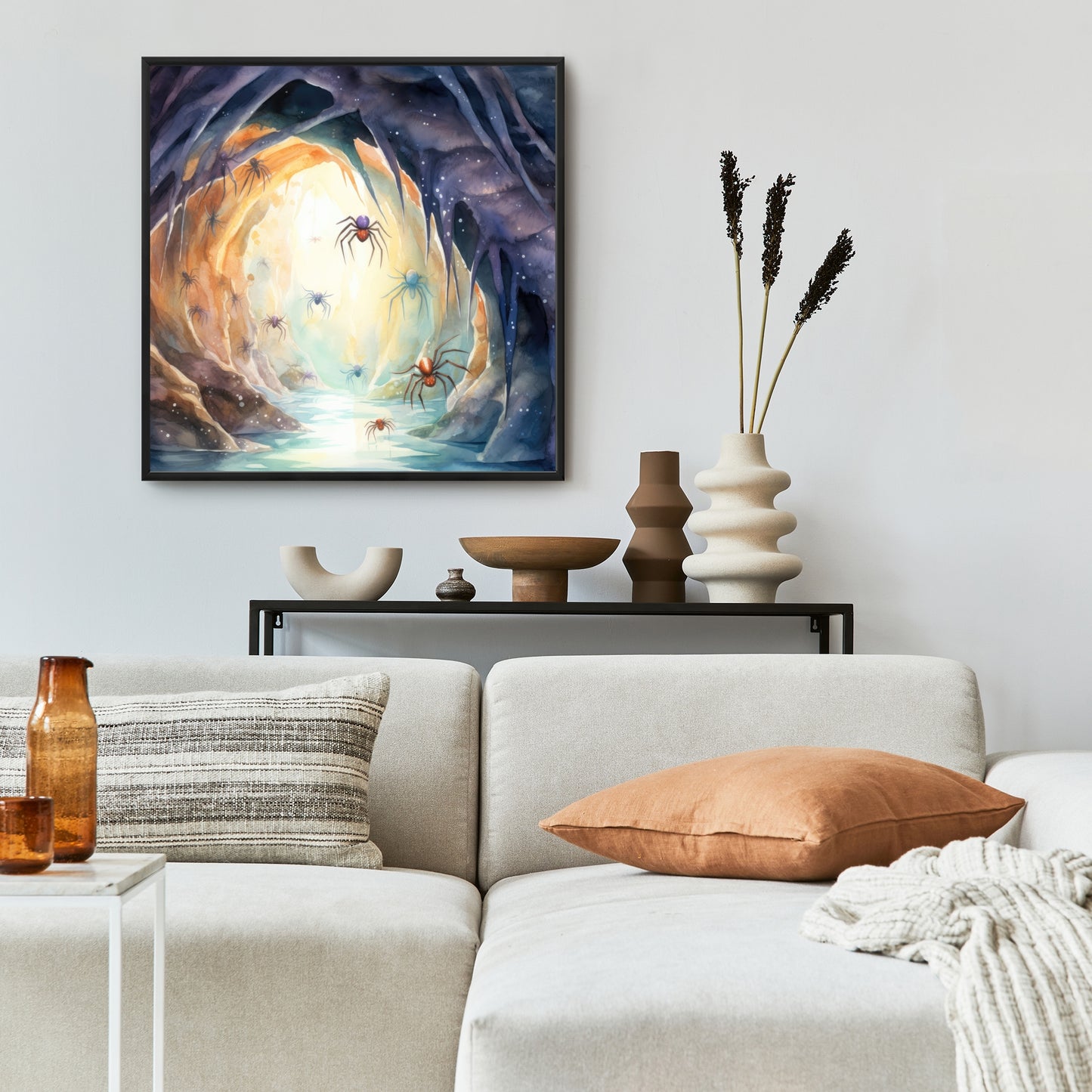 Dire - 36"x36" Framed canvas