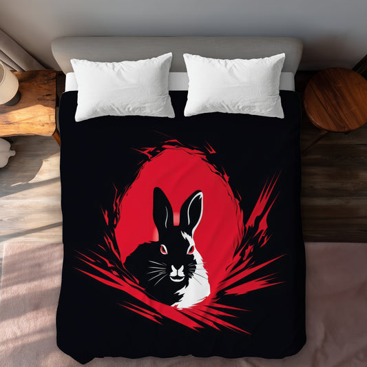 Bad intentions Black Duvet Cover - Stylish Home Decor