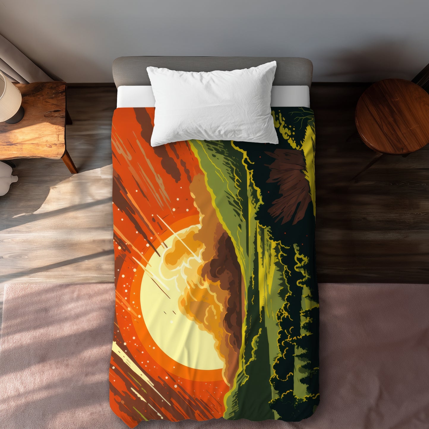 Last Days Yellow Duvet Cover - Brighten Your Home Decor