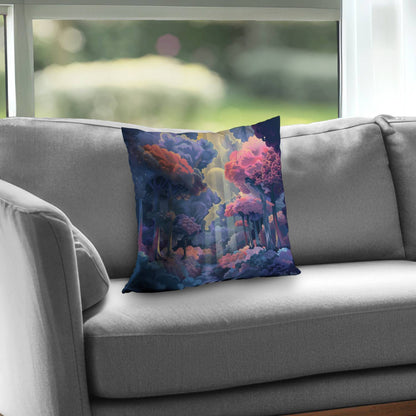Beams Poly Twill Throw Pillow - Stylish Home Decor Accent
