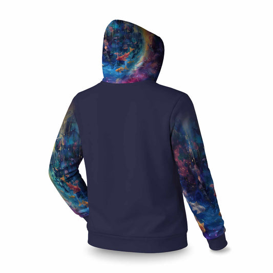Milky Wave Sleevie Pullover Hoodie | Stylish Apparel