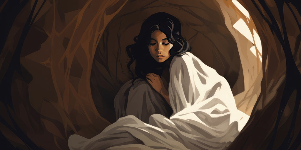 Warm embrace - Brown Desk Mat | Stylish Comfort