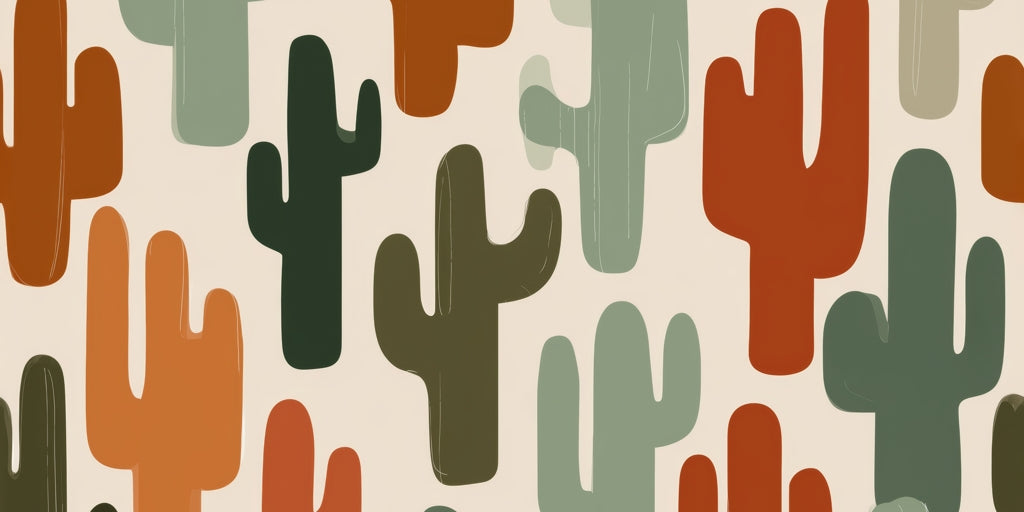 Desert Echoes Desk Mat - Stylish Home Decor Accessory