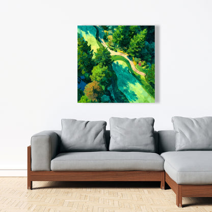 Peaceful course - 32"x32" Canvas