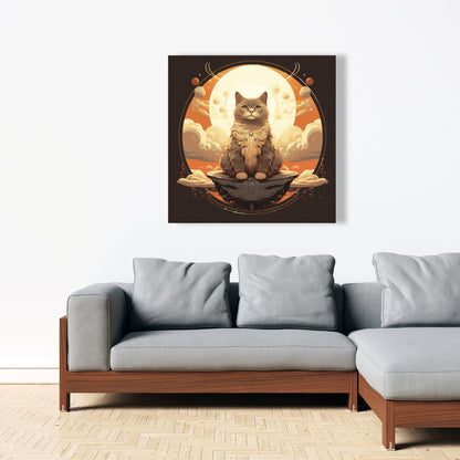 The overlord - 32"x32" Canvas
