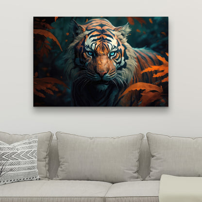 Observed Blue Canvas for Home Decor - Stylish Wall Art