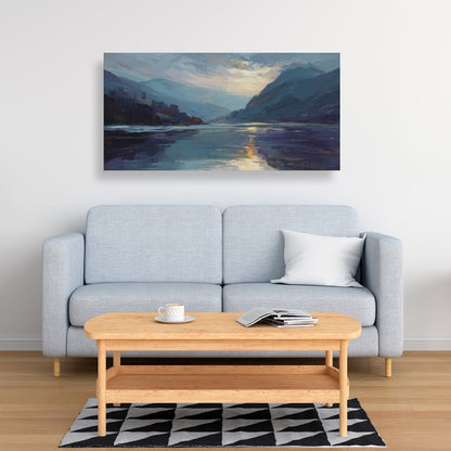 Obscure Gray Canvas for Elegant Home Decor | Modern Art