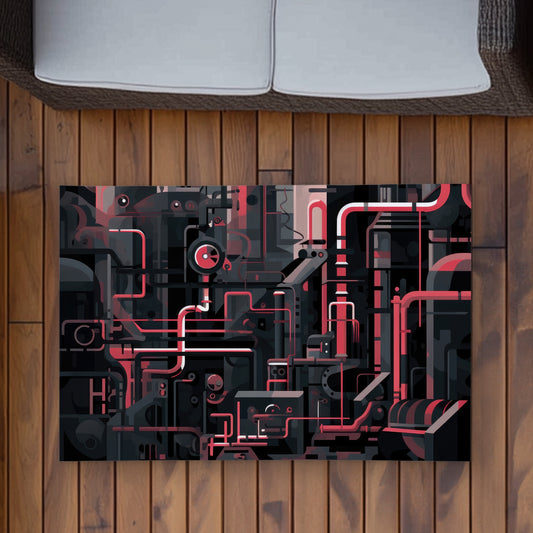 Industrial empire White Outdoor Area Rug for Home Decor