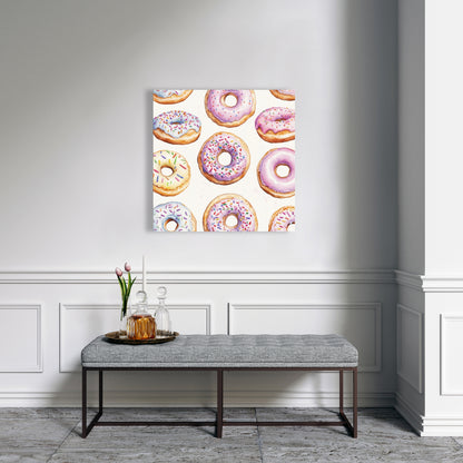 Sugar delights - White Canvas for Stylish Home Decor