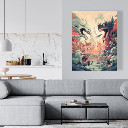 Ultimate fight - 32"x32" Canvas