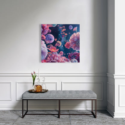 Pink Void - White Canvas for Stylish Home Decor | Art Piece