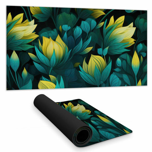 Intense Bloom Desk Mat - Stylish Home Decor Accessory