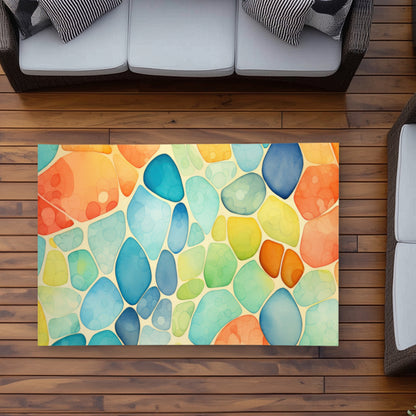Tapis d'extérieur Blobs | Décoration élégante pour les terrasses