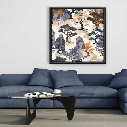 Voidless - Orange Framed Canvas for Stylish Home Decor