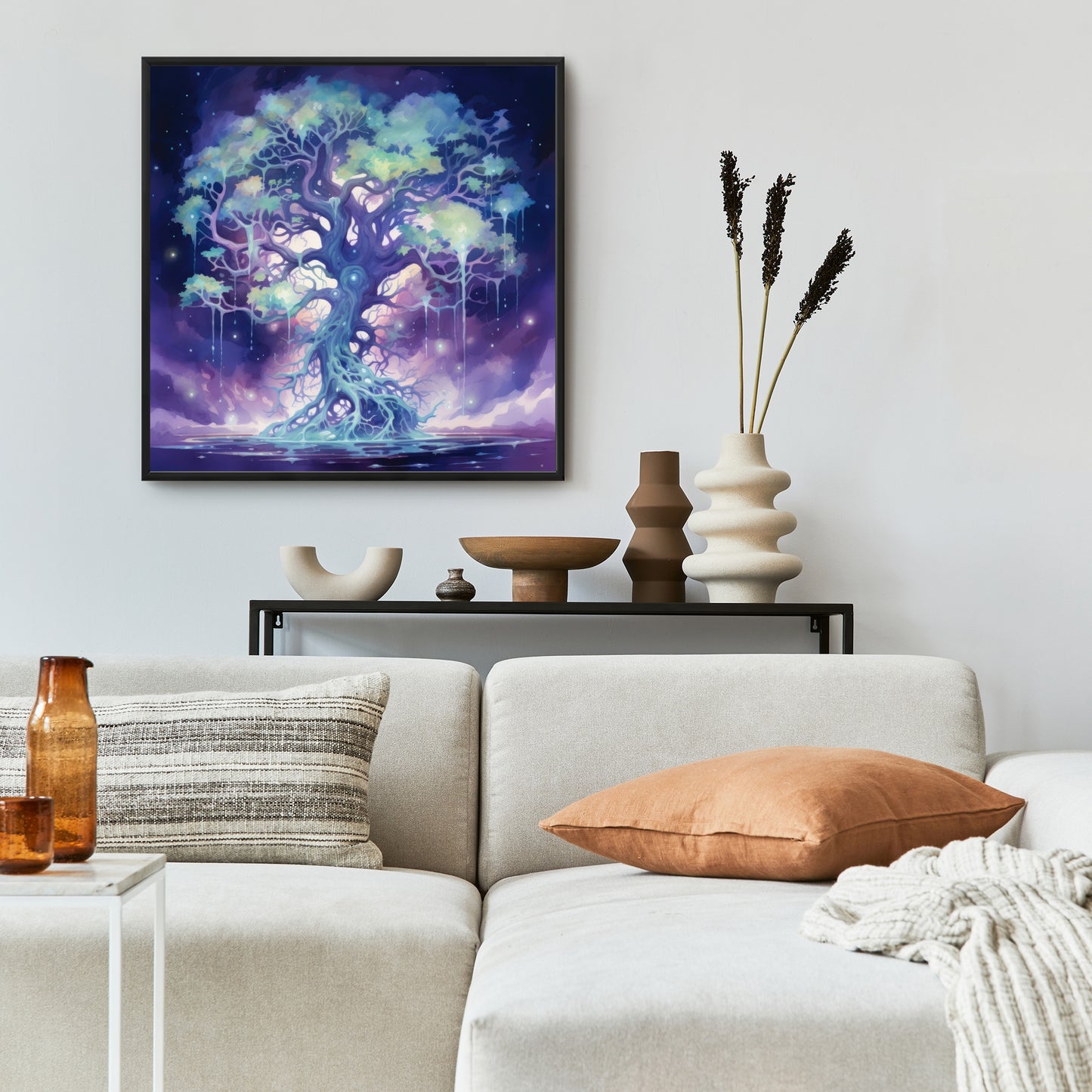 Surreal sap - 36"x36" Framed canvas