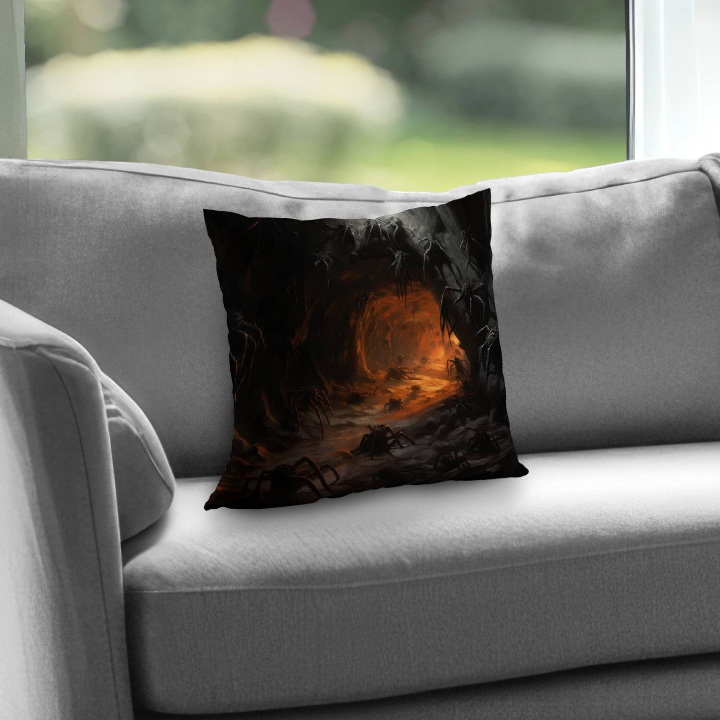 Oh no - Throw pillow - Print on demand