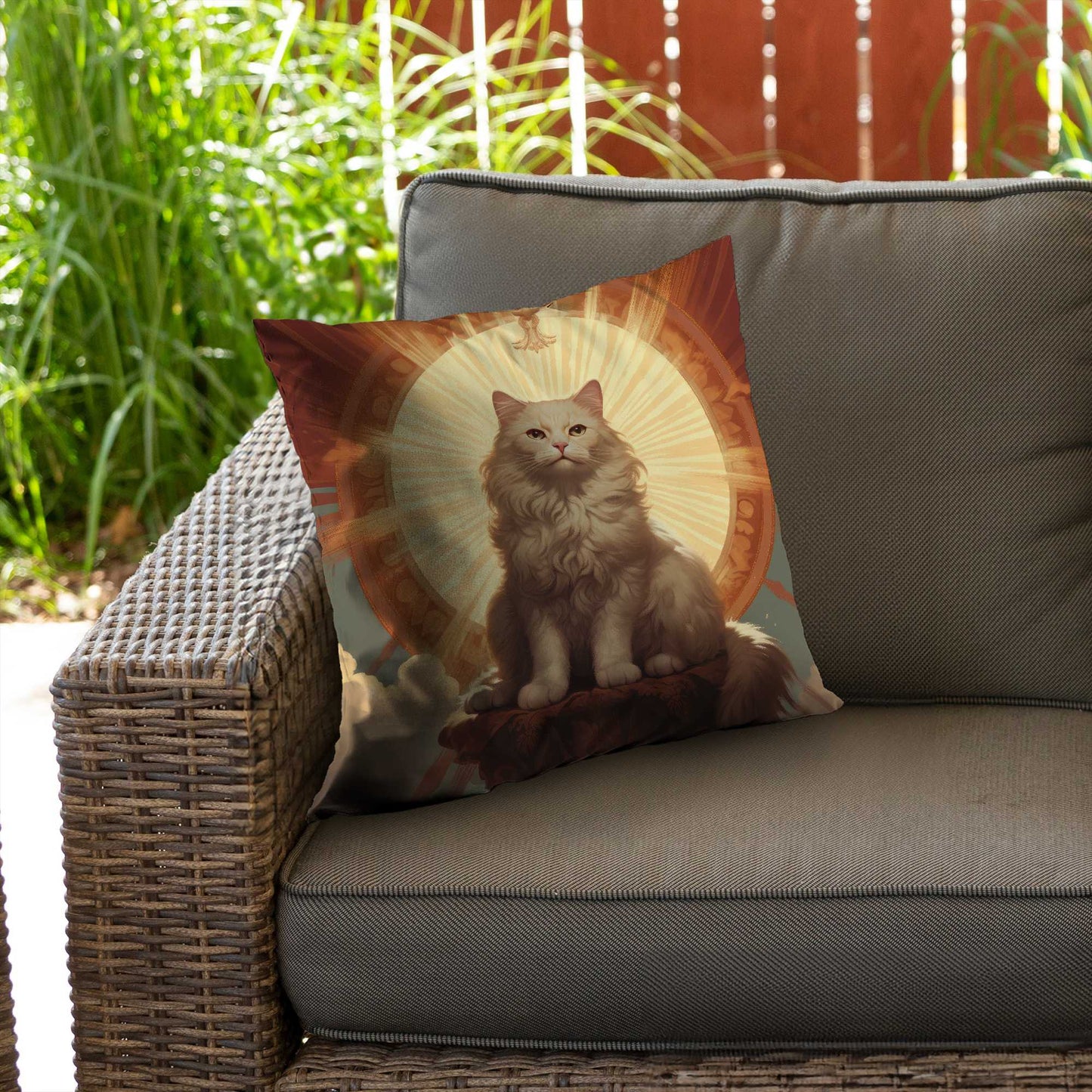 Coussin décoratif en sergé de polyester Infinite Carelessness - Décoration intérieure
