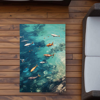 Tapis d'extérieur Swim Ahead - Solution élégante pour la décoration intérieure