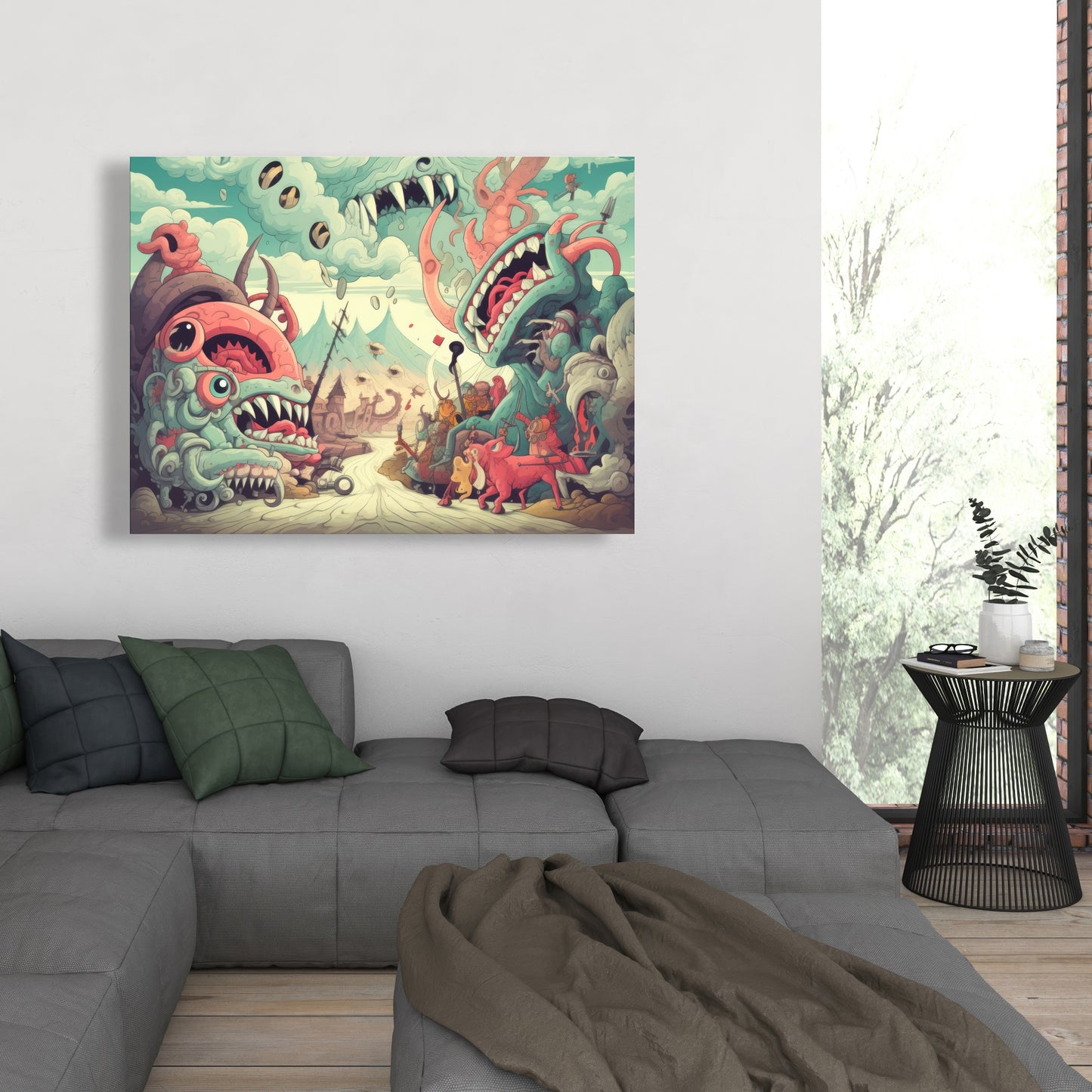 Unimaginable Coral Canvas - Stunning Home Decor Artwork